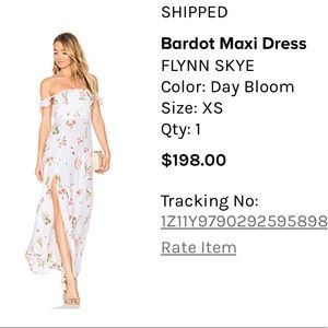 White floral off the shoulder maxi dress